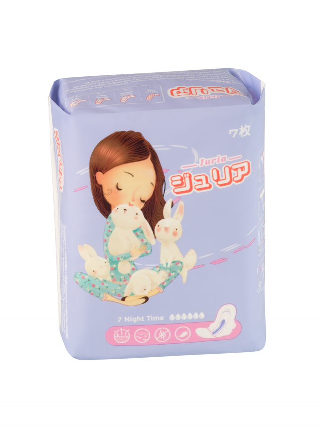 Изображение товара Джурия прокладки гигиенические найт №7 - ультратонкие 320 мм