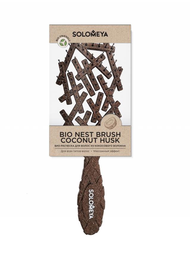 Изображение товара Био-расческа из кокосовой стружки Соломея для бережного ухода за волосами