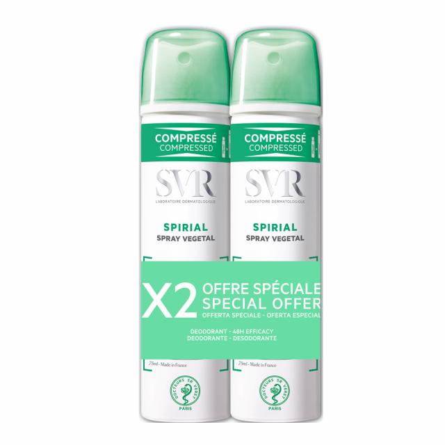 Изображение товара СВР Спириал дезодорант-спрей таблетки растительный 75млх2