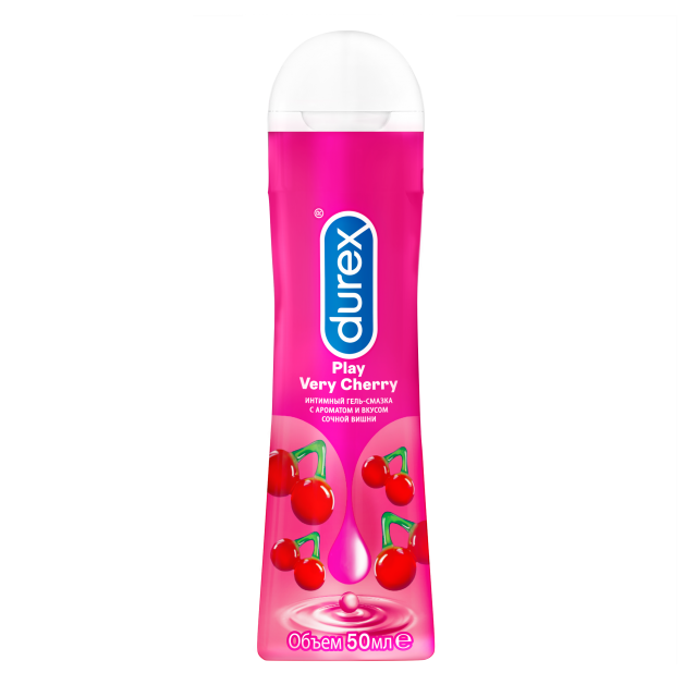 Изображение товара Дюрекс гель-смазка Play very cherry (фрукт.) 50мл