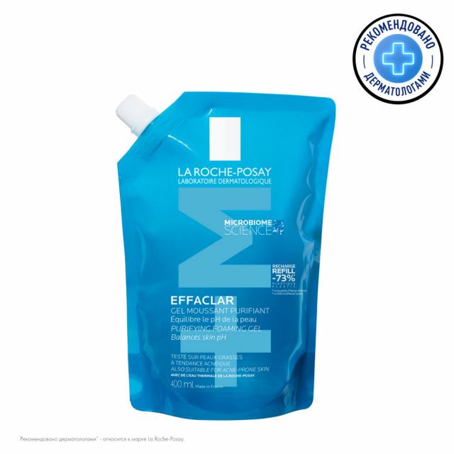 Изображение товара Гель очищающий для жирной и чувствительной кожи La Roche-Posay 400 мл сменный блок
