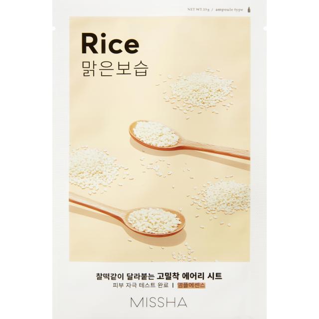 Изображение товара Missha Airy Fit Sheet Mask Rice - освежающая маска для лица с экстрактом риса