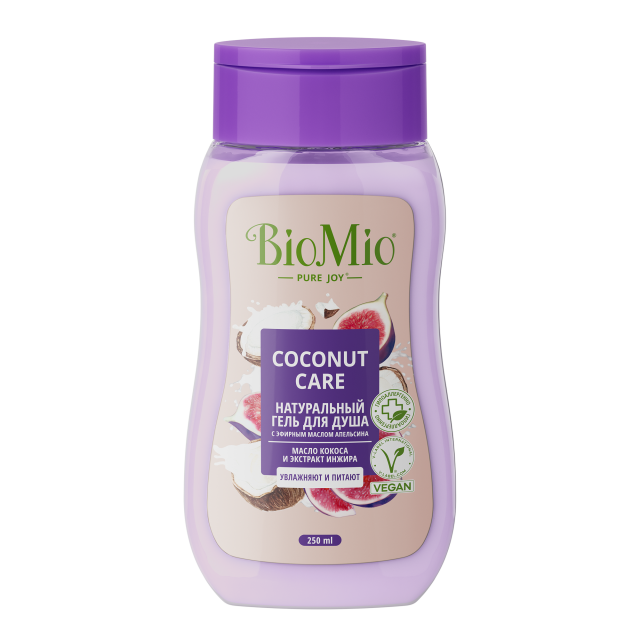 Изображение товара БиоМио гель для душа инжир/кокос 250мл