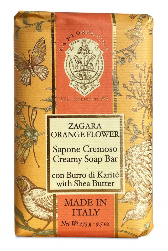 Изображение товара Мыло LA FLORENTINA BUTTERFLY Orange Flower 275 г аромат цитрусовых и Shea butter