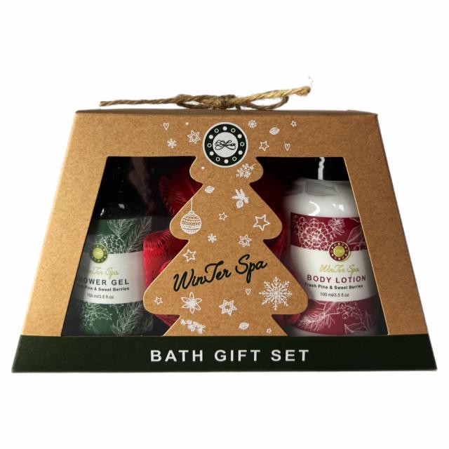 Изображение товара Бьютерика набор №19 гель для душа 100мл+лосьон для тела 100мл+мочалка