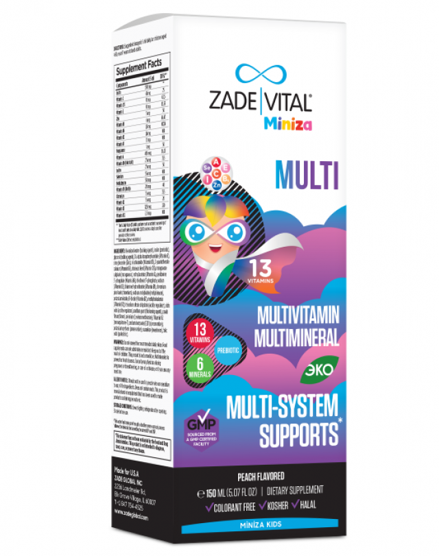 Изображение товара Заде Витал Миниза Мульти раствор для внутреннего применения 150мл