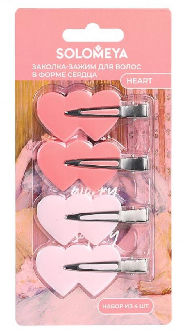 Изображение товара Соломея заколка-зажим сердце №4 арт.230418-002