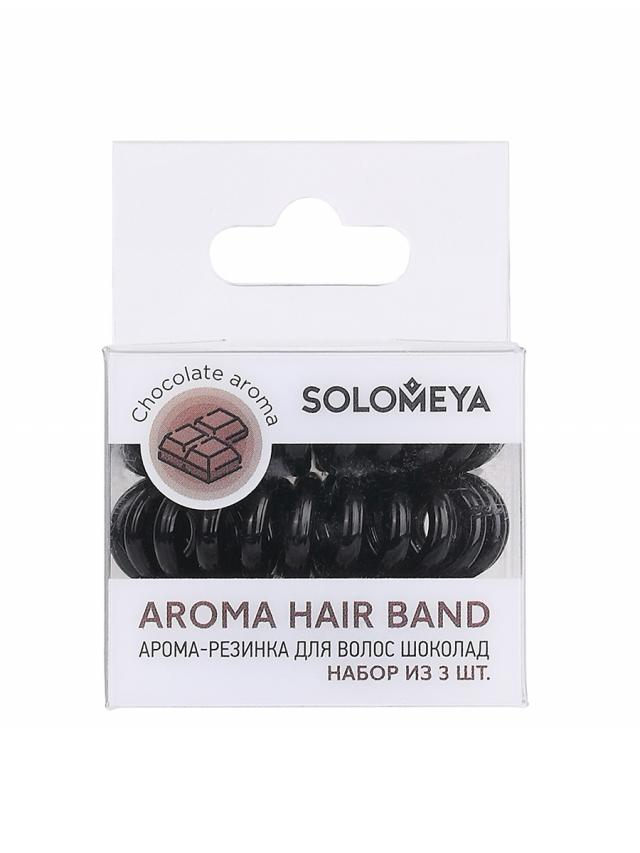 Изображение товара Набор из 3 резинок для волос с ароматом шоколада Solomeya AromahairbandChocolate