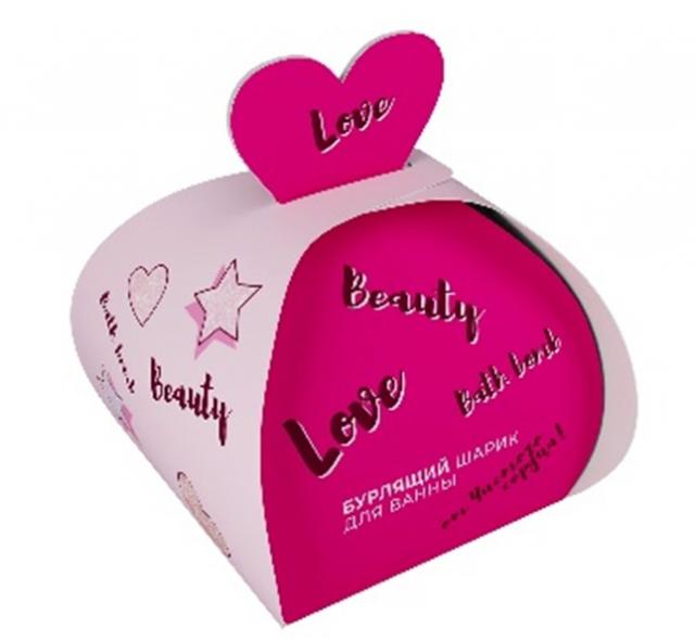 Изображение товара Фабрик Косметолоджи шарик для ванны Лав 60г