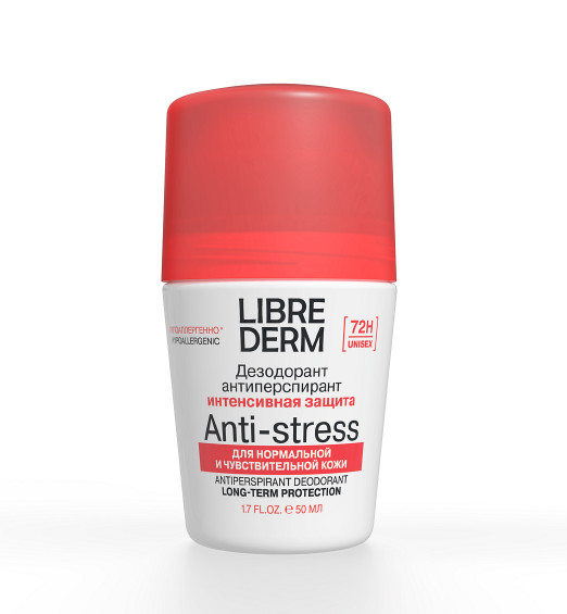 Изображение товара Либридерм Дезодорант-антиперспирант 72 часа для чувствительной кожи 50мл