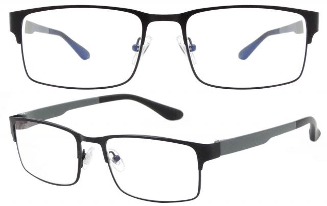 Изображение товара Очки пластик прямоугольные черные -3,5 93001/5