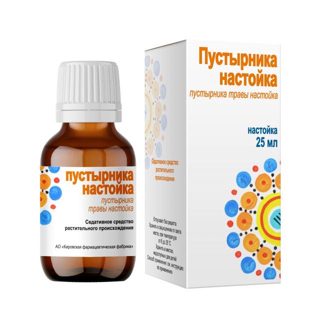 Изображение товара Пустырник настойка 25мл Кировская ФармФабрика