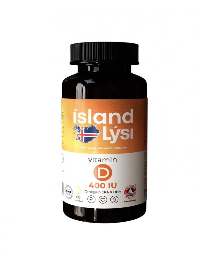 Изображение товара Лиси Омега-3 с витамином Д 400 ЕД капсулы №60