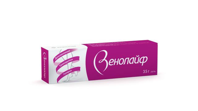 Изображение товара Венолайф гель 35г для вен и травм с гепарином и троксерутином