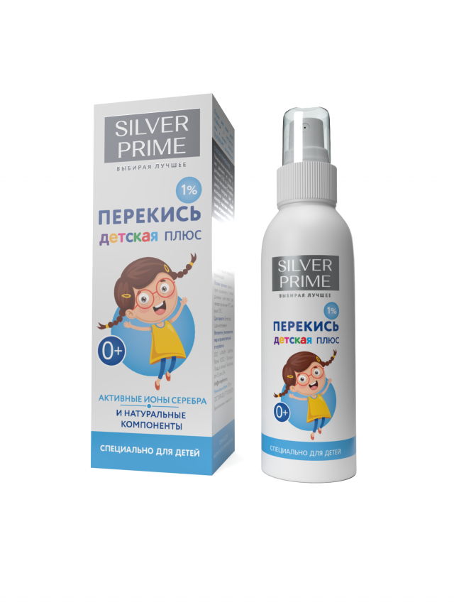 Изображение товара СильверПрайм Перекись Плюс лосьон спрей детский 100мл