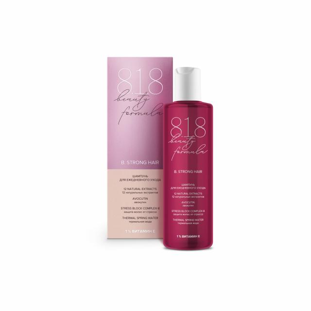Изображение товара 818 Бьюти Формула В.Стронг шампунь для ежедневного ухода 200мл