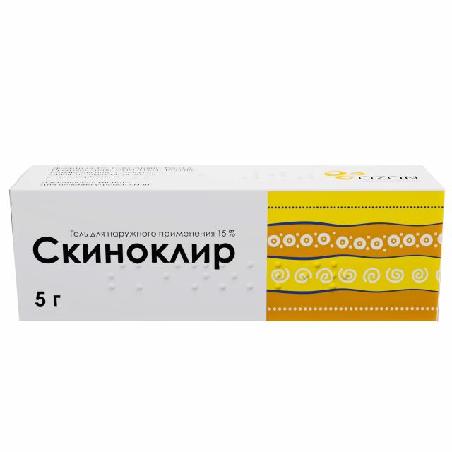 Изображение товара Скиноклир гель 15% 5г