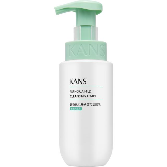 Изображение товара Мягкая пенка для лица KANS Euphoria Mild Cleansing Foam 200 мл для чувствительной кожи