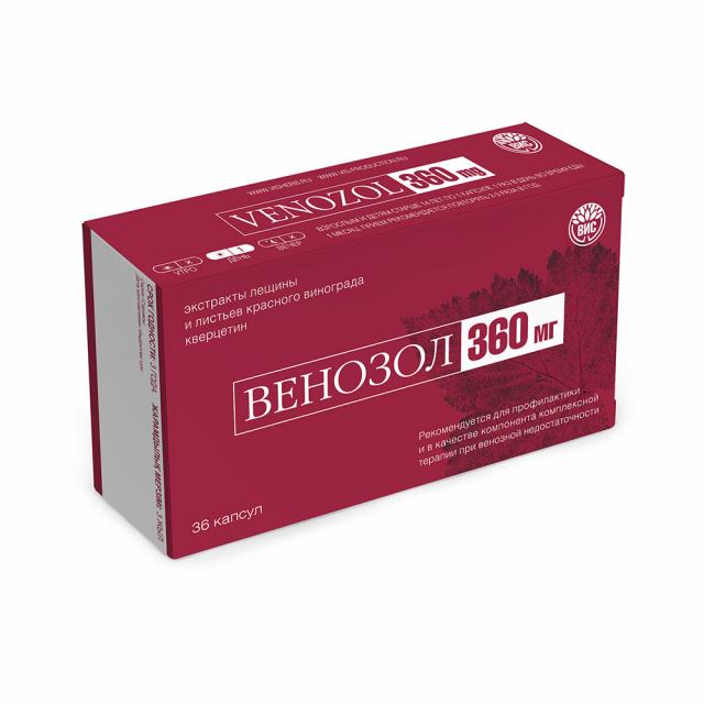 Изображение товара Венозол капсулы 360мг №36