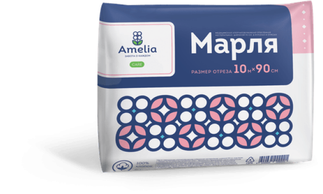 Изображение товара Марля 10м х 90см Амелия