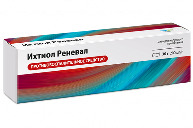 Изображение товара Ихтиол Реневал мазь 20% 30г