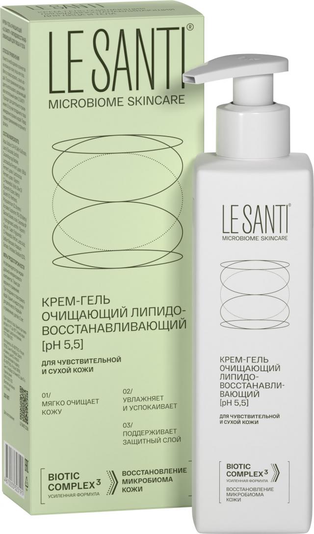 Изображение товара Ле Санти крем-гель очищающий липидовосстанавливающий 200мл