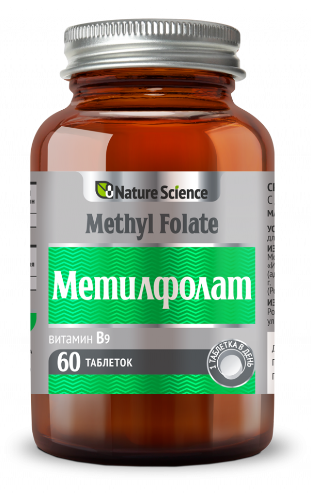 Изображение товара Нэйче Сайнс Метилфолат 300мг таблетки для женщин и беременных 60 шт
