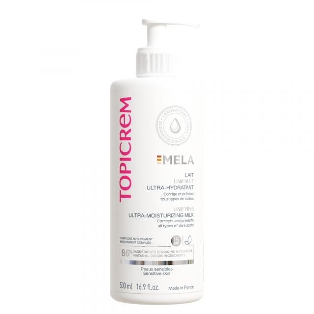 Изображение товара Топикрем МЕЛА молочко для тела ультра увлажняющее для выравнивания тона 500мл