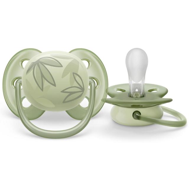 Изображение товара Авент пустышка Ультра Софт с футляром 0-6мес. №1 SCF092/02