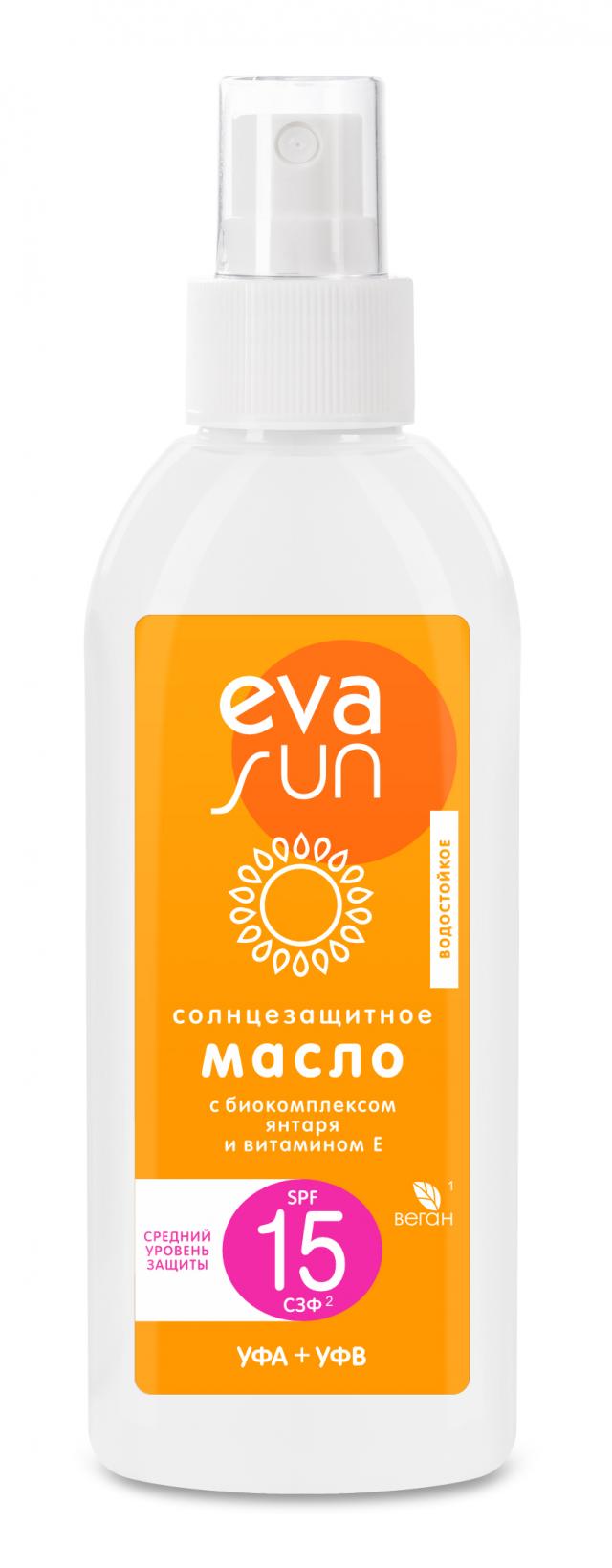 Изображение товара Ева Сан масло солнцезащитное SPF15 150мл