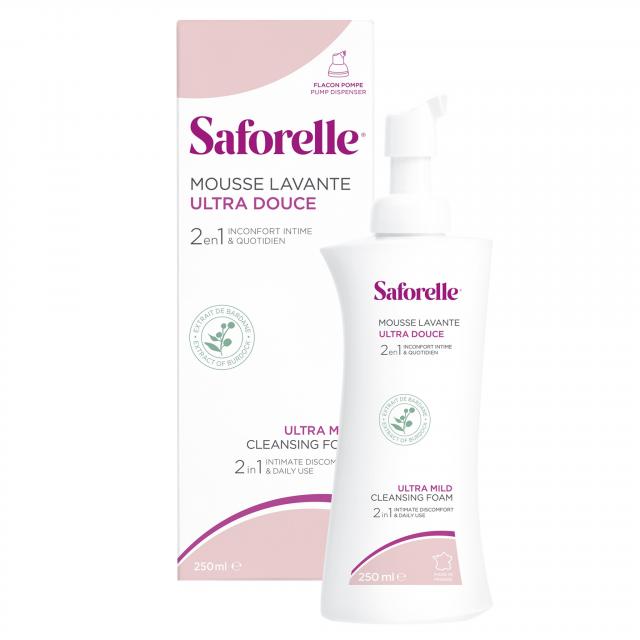 Изображение товара Сафорель пенка для интимной гигиены ультра-мягкая 250мл