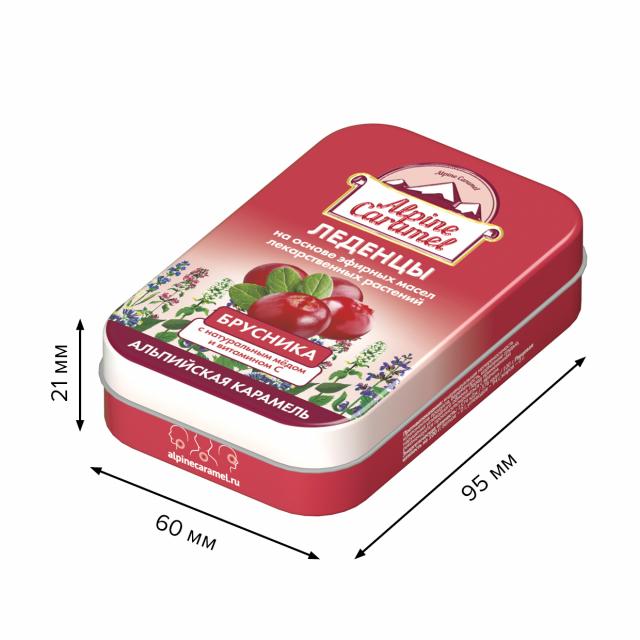 Изображение товара Детские леденцы с витамином С и натуральным медом Альпийская Карамель 75 г