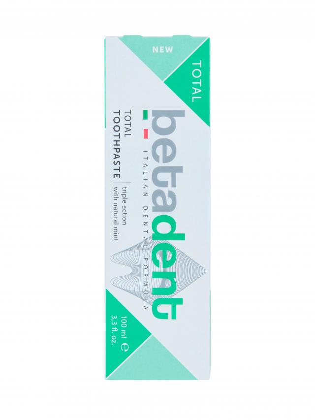 Изображение товара Зубная паста BETADENT Total 100 мл для профилактики и ухода за полостью рта