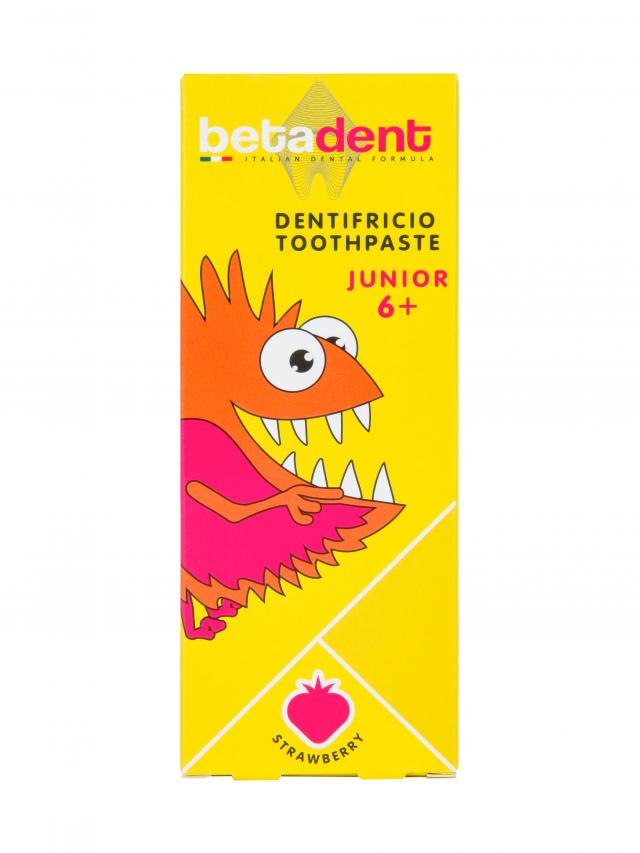 Изображение товара Бетадент зубная паста Джуниор земляника 6+ 75мл