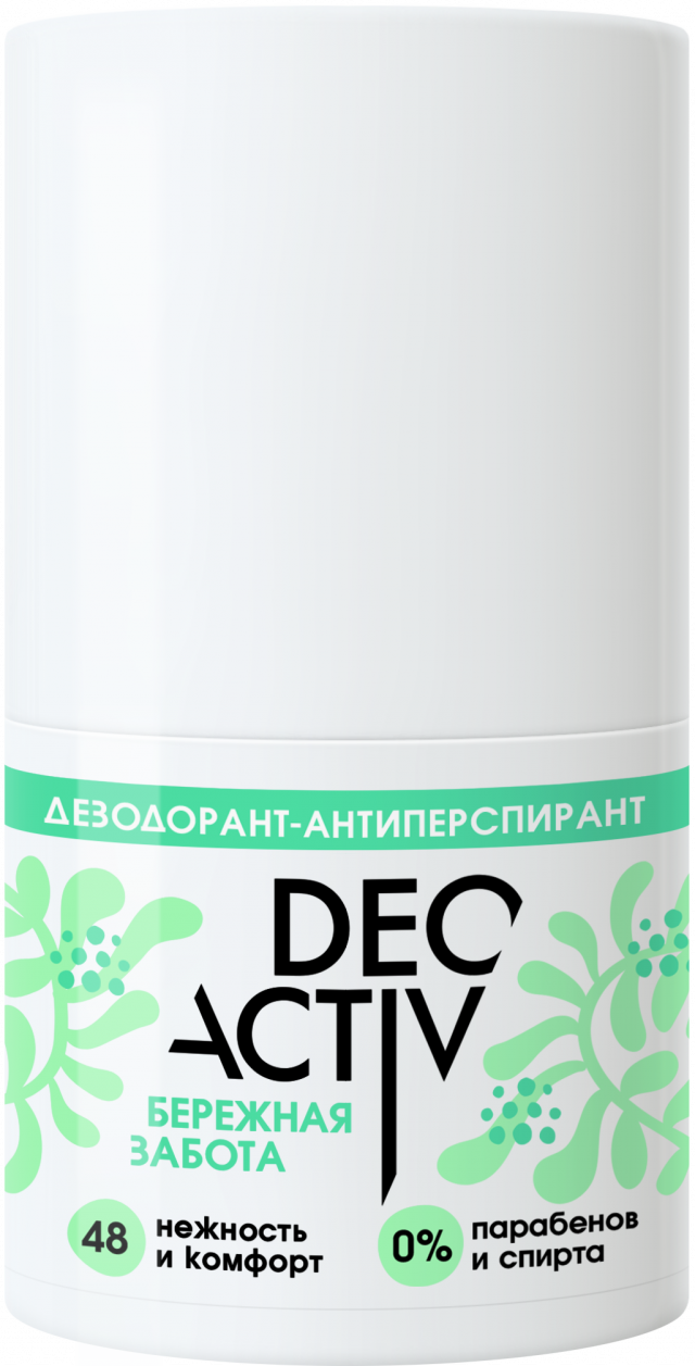 Изображение товара Дезодорант-ролик Бережная забота 50 мл натуральная защита для чувствительной кожи