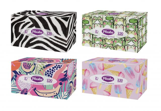 Изображение товара Плаш салфетки бумажные в ассортименте №230