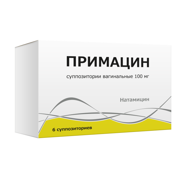 Изображение товара Примацин суппозитории вагинальные 100мг №6