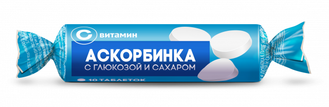 Изображение товара Аскорбиновая к-та крутка с сахаром таблетки №10 Импловит