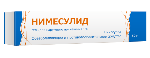Изображение товара Нимесулид гель 1% 50г Тульская ФФ для мышечных и суставных болей