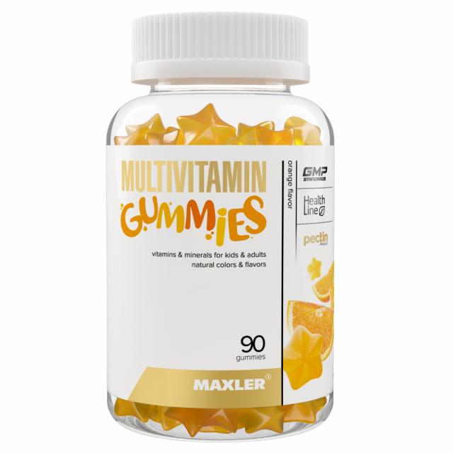 Изображение товара Макслер Мультивитамин Гаммиз пастилки жевательные апельсин №90