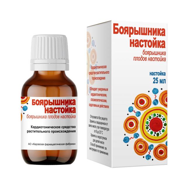 Изображение товара Боярышник настойка 25мл Кировская ФармФабрика