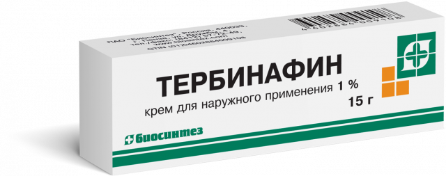 Изображение товара Тербинафин крем 1% 15г Биосинтез