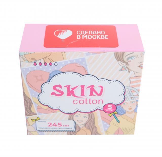 Изображение товара Скин Коттон прокладки гигиенические ультратон. дневные №5