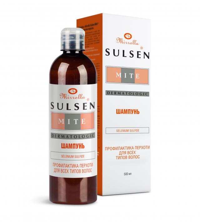 Изображение товара Мирролла Сульсен Мите шампунь п/перх. 1% 500мл