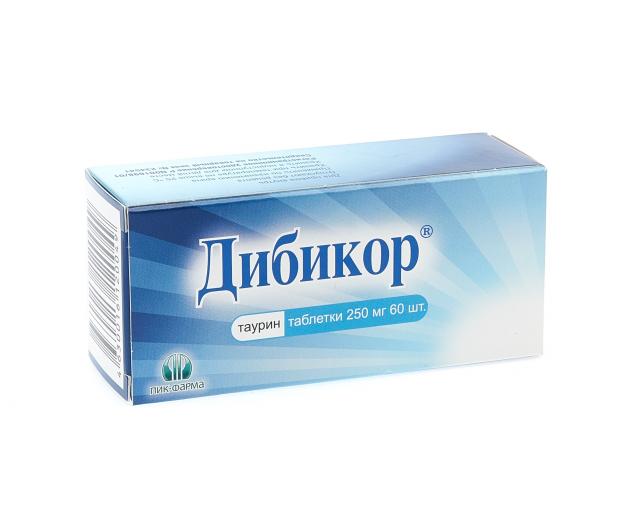Дибикор таблетки 250мг №60   по цене от 332 рублей