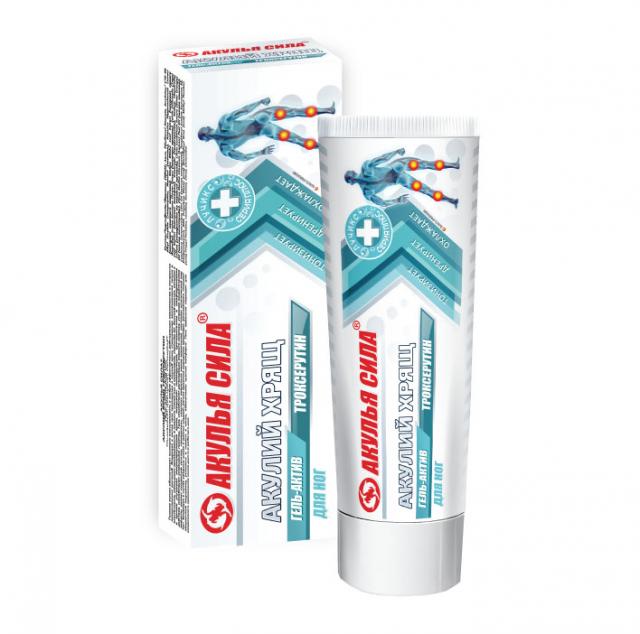 Изображение товара Акулий хрящ гель-актив для тела с троксерутином 75 мл