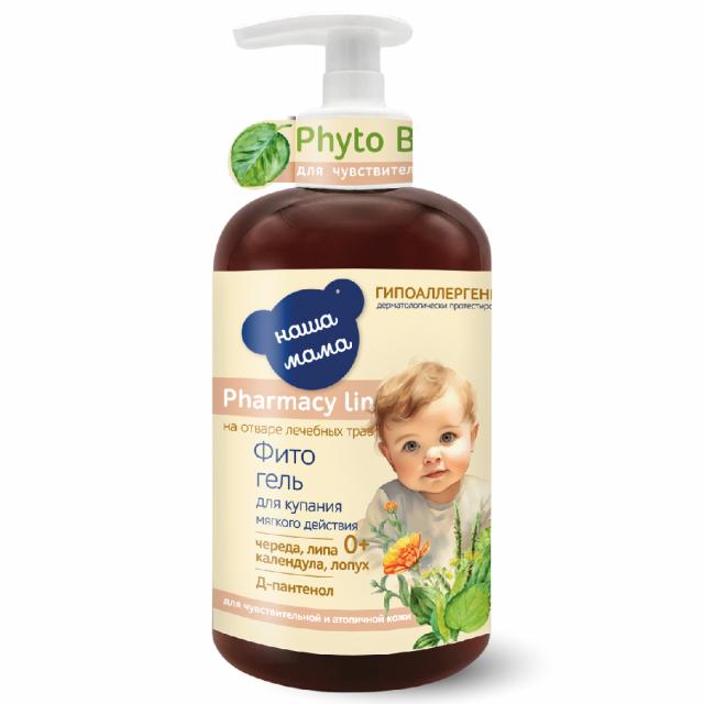Изображение товара Наша Мама Фармация Лайн фито-гель для купания мягкий 300мл