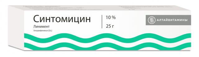 Изображение товара Синтомицин линимент 10% 25г Алтайвитамины для наружного применения