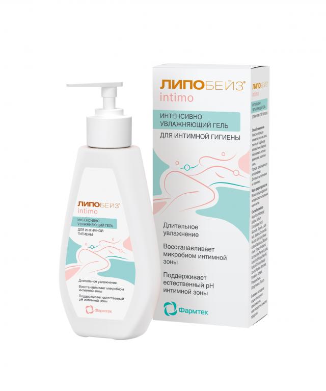 Изображение товара Липобейз Интимо гель для интимной гигиены интенсивное увлажнение 200мл