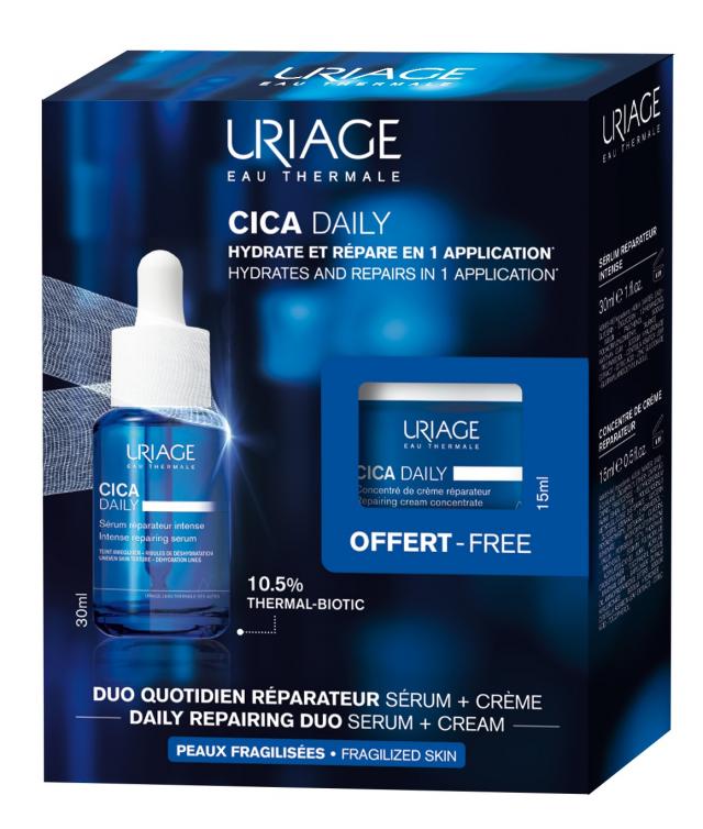 Изображение товара Урьяж Цика-Дейли набор сыворотка восстанавливающая 30мл+крем-концентрат восстанавливающий 15мл
